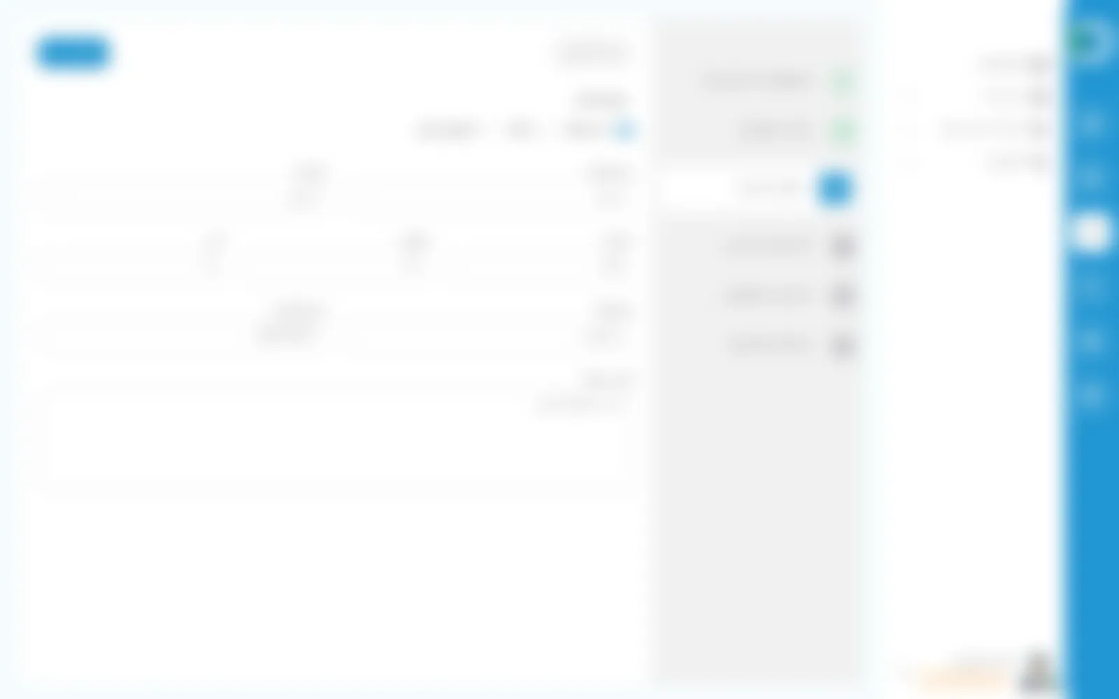 The six-step wizard for adding a new employee, here on the address step. It reuses the same address form as the rest of the HR module.