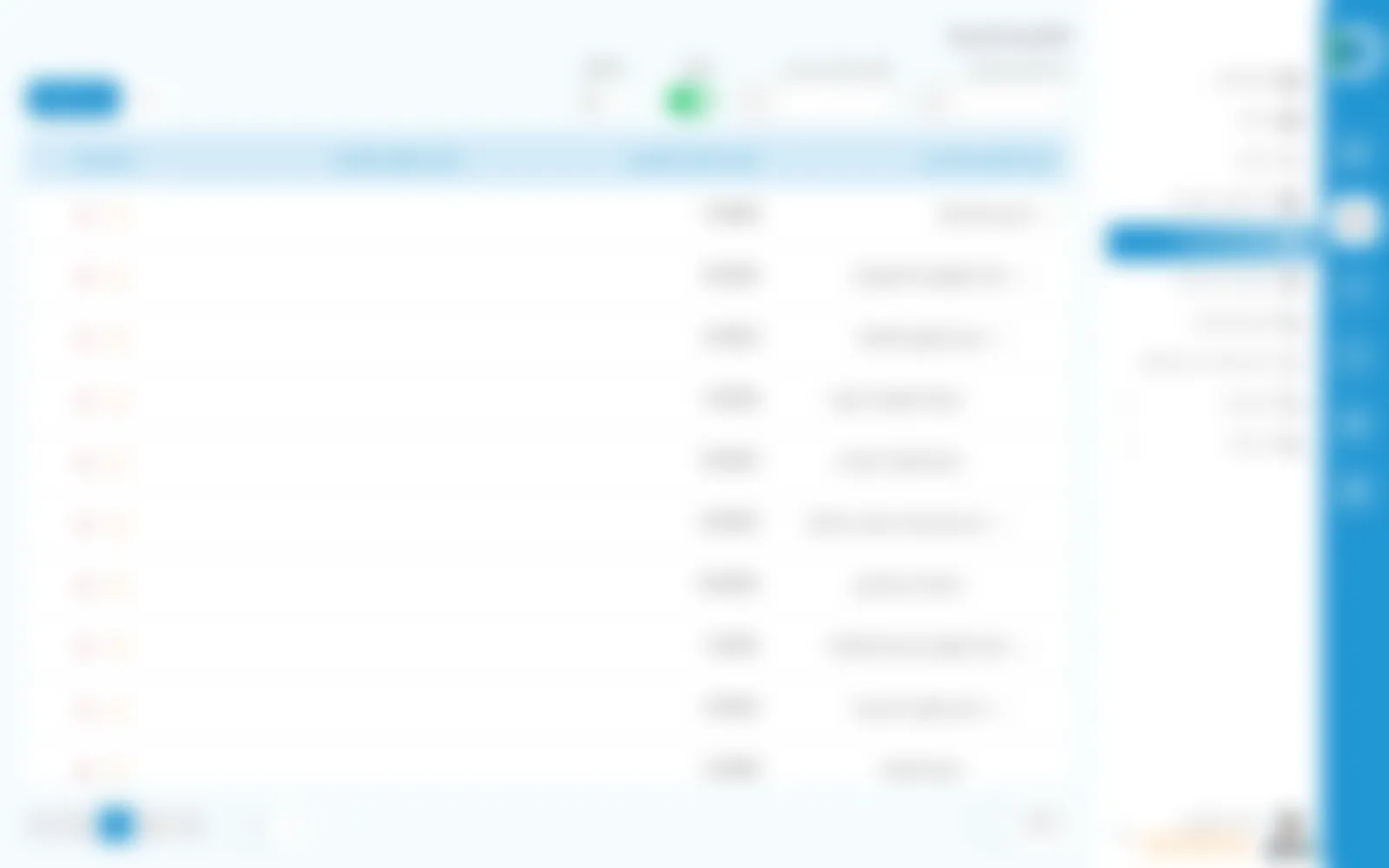Outside HR: the organisation-unit tree in the Common module, one of the ERP’s five modules.